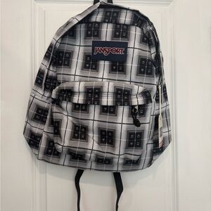 Jansport Monochrome Checkered Backpack
